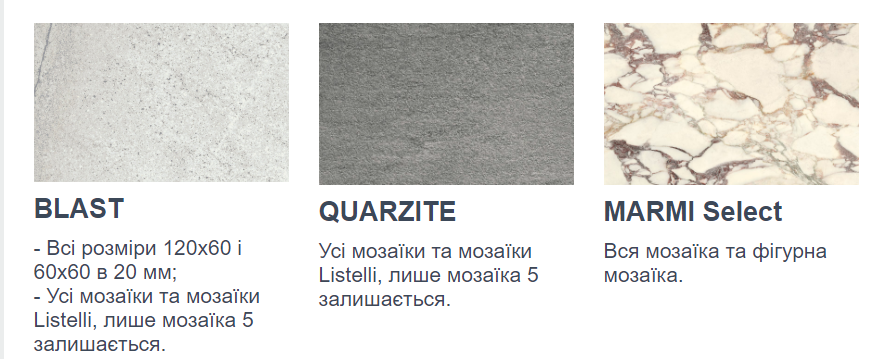 FMG, Iris ceramica, Diesel - Новини - Out of stock